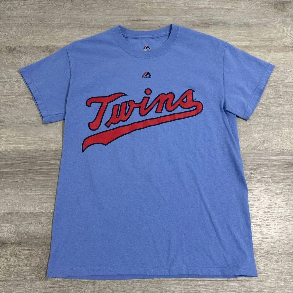 Harmon Killebrew Shirt Minnesota Twins Majestic Men's Blue Small MLB Tee